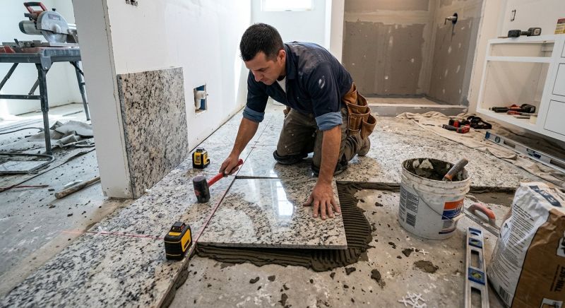 Bathroom Granite Installation in Overland Park, KS