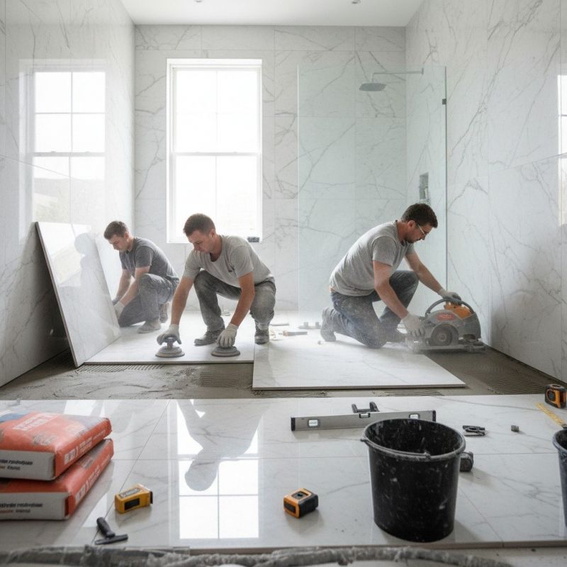 Marble Floor Replacement in Overland Park, KS
