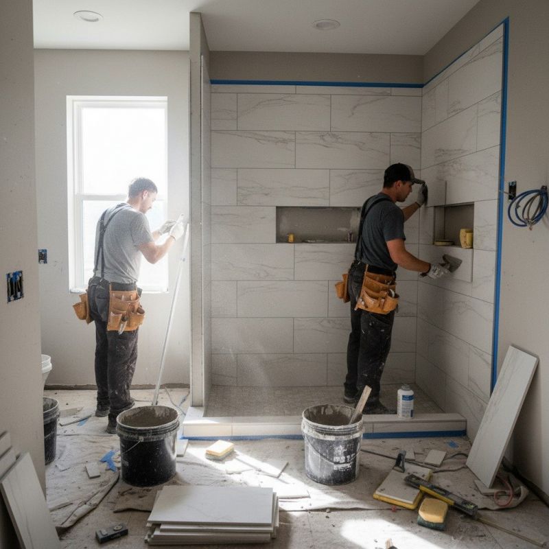 Shower Floor Tiling in Littleton, CO