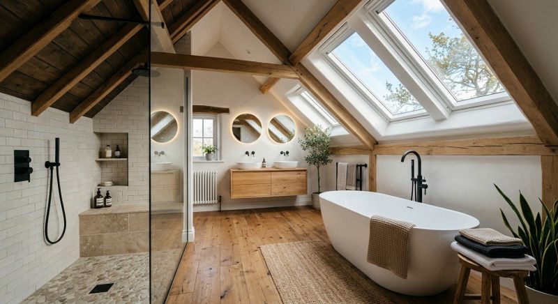 Attic Bathroom Remodeling in Venice, FL