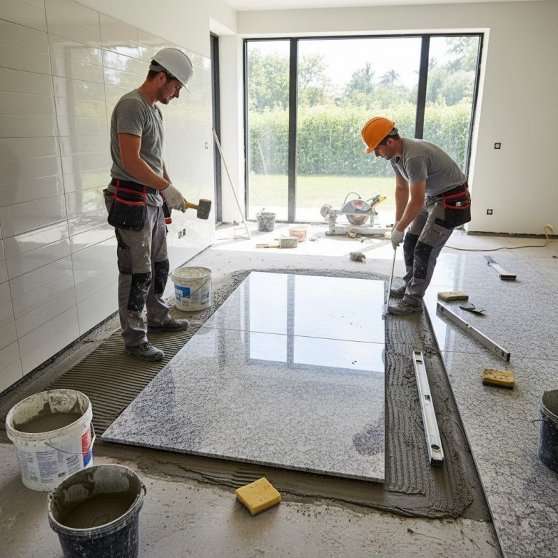 Granite Floor Installation