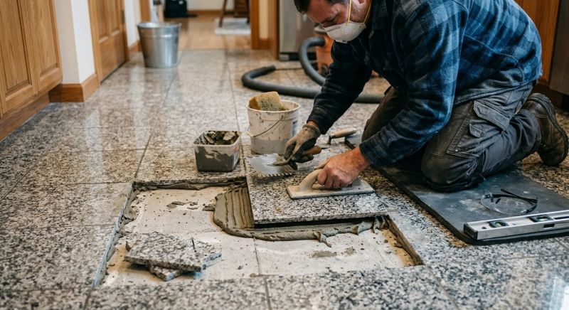 Granite Floor Repair in Overland Park, KS