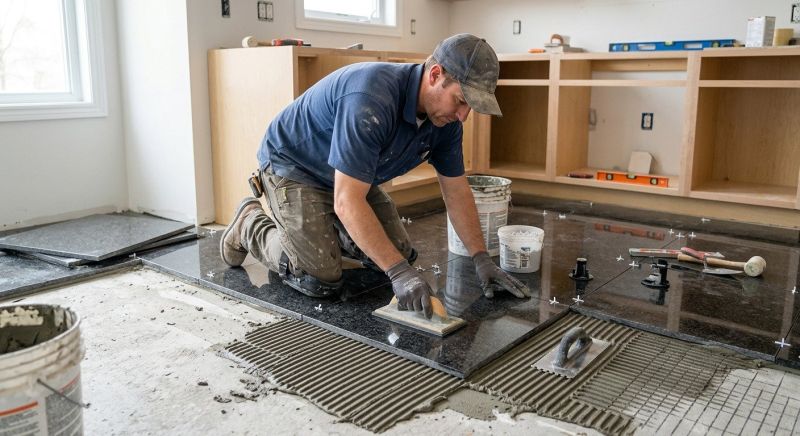 Granite Tiles Installation in Kansas City, KS