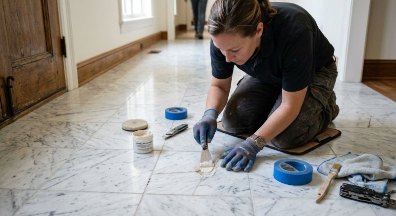 Marble Tile Repair in Kansas City, KS