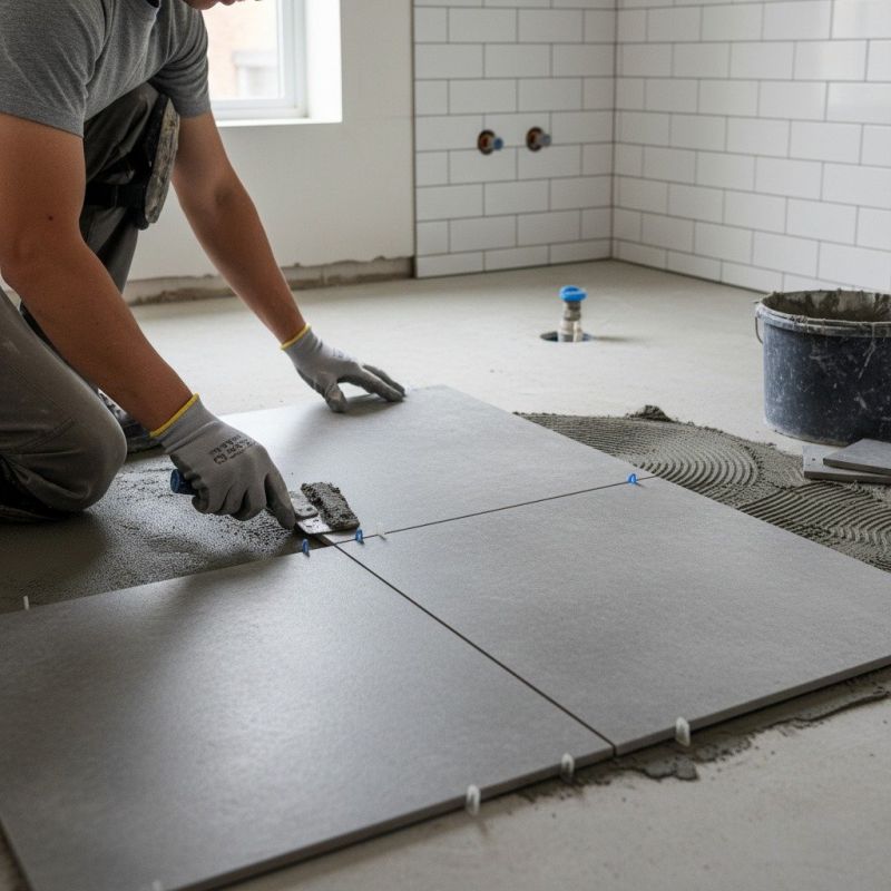 Mosaic Tile Floor Installation in Frederick, MD