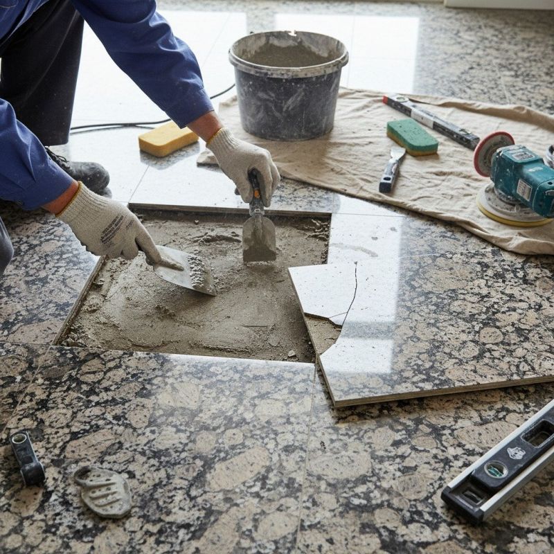 Terrazzo Tile Repair in Olathe, KS