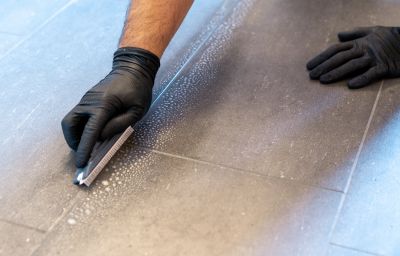 Preparing Grout for Staining