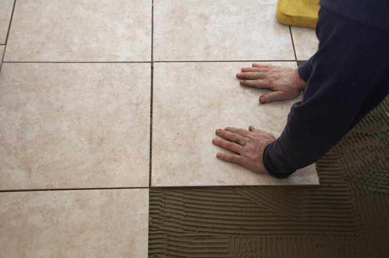 Restoring grout appearance